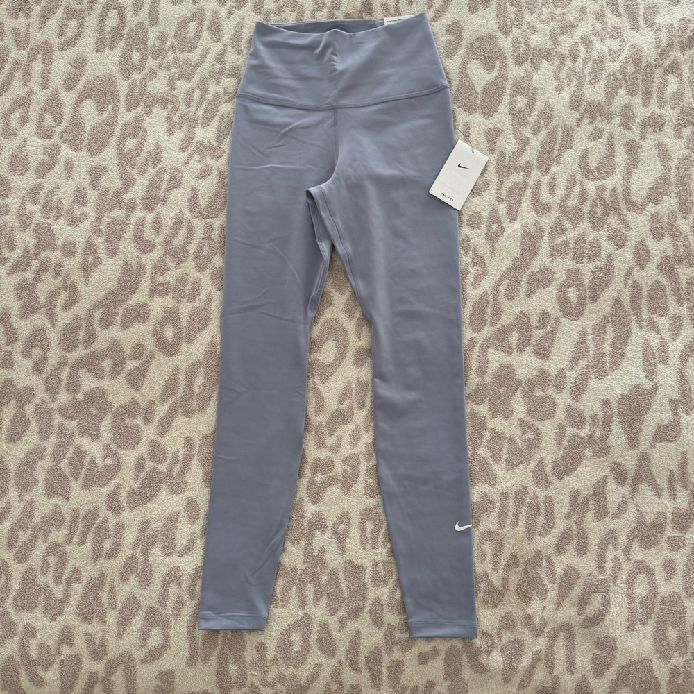 NWT Nike Women’s High-Waist Leggings in Grey Blue - Size XS